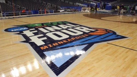 2019 Final Four Court Finishing Timelapse